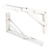Oudtinx 2PCS Folding Shelf Brackets,Heavy Duty Triangle Shelf Bracket for
