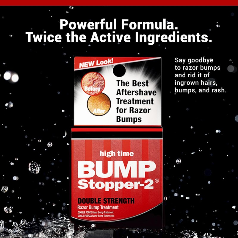 Bump Stopper-2 Razor Bump Treatment, Double Strength Formula - .5