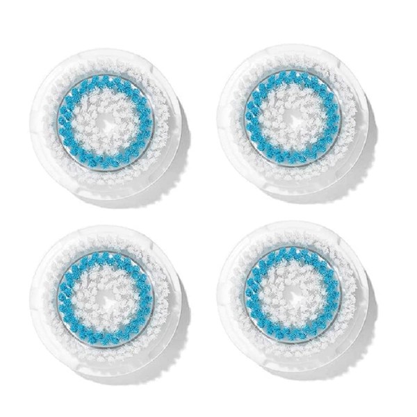 Brush Head Replacements Compatible with Clarisonic Mia 1, Mia 2, Mia Fit, Alpha Fit, Smart Profile Uplift and Alpha Fit, 4 Pack(Deep Pore)