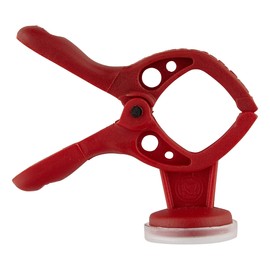 wolfcraft microfix XS Mini Spring Clamp with Magnet I 3010000 I The spring clamp with magnet clings to all magnetic surfaces and can also be used for heavy or bulky jobs involving oddly-shaped things.