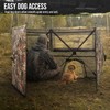 HUNTSEN 4-Panel Hunting Blind - 360° See Through with Wide
