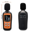Decibel Meter,Digital Sound Level Meter Portable SPL Meter,35dB to 135dB