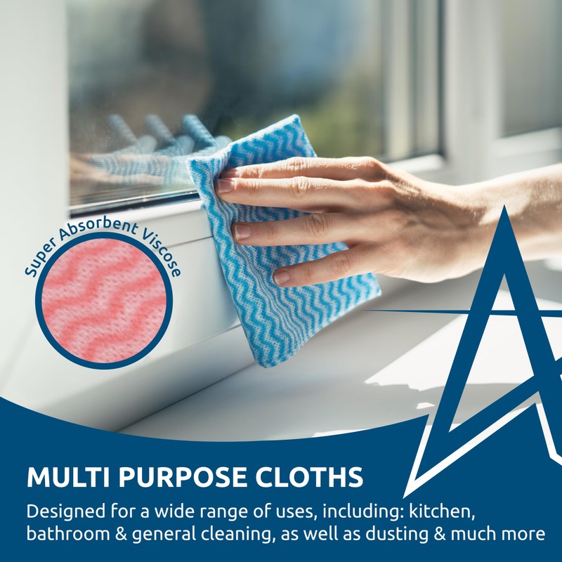 Andarta - Red J-Dish Cloths - Pack of 50 (35