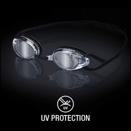 Speedo Unisex Jr. Vanquisher 2.0 Optical Goggle, Clear, 7.0