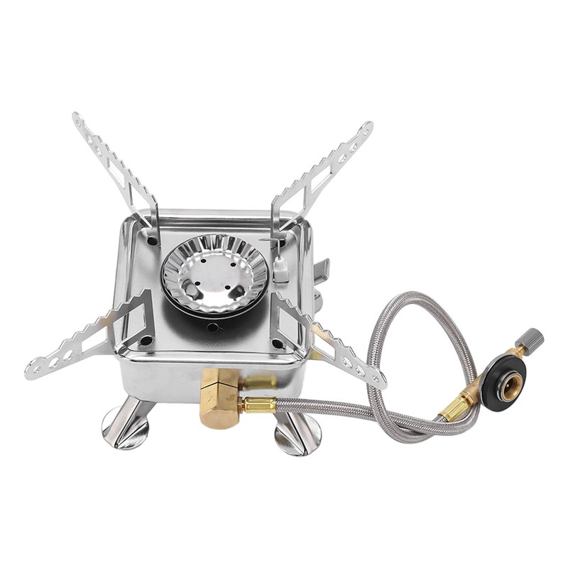 Foldable Camping Stove Light Weight Four Legged Design Safe Portable