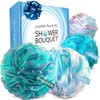 Esponja de baño exfoliante XL LMP-15-02 Set de 4