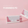Leopold FC650MDS White/Pink PD 65% Double Shot PBT Mechanical Keyboard