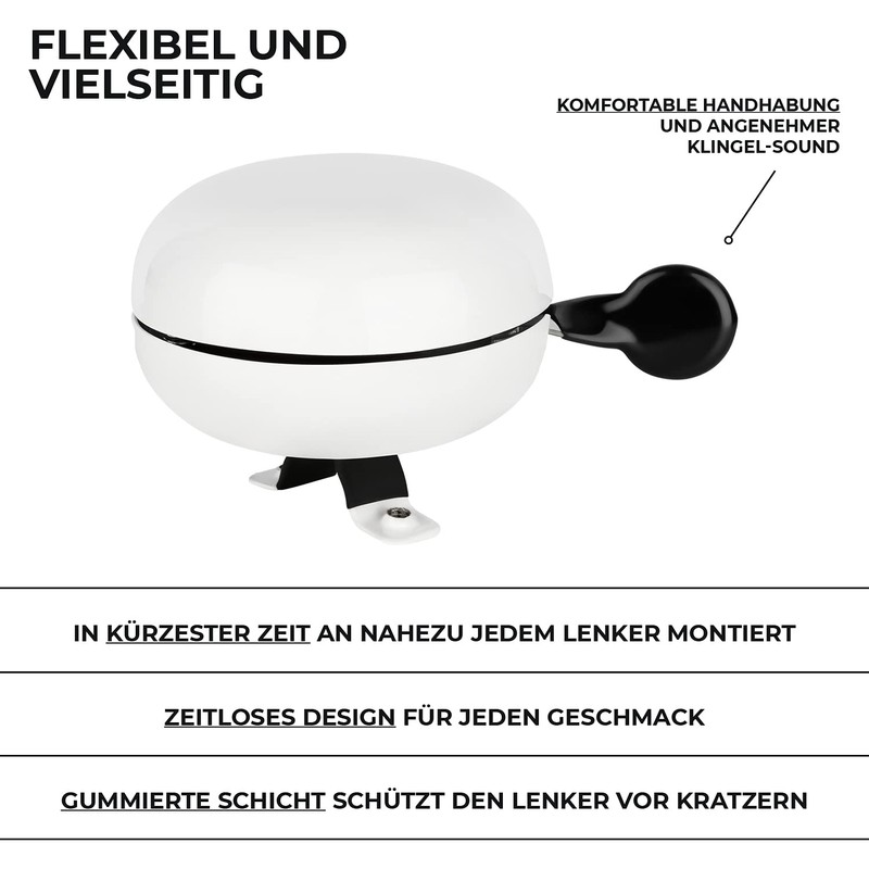 Urban Zweirad bicycle bell, Big Mama (large), bell for Dutch