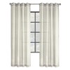 Loft Living Blakely Faux Linen Texture Sheer Curtain Panel 52"