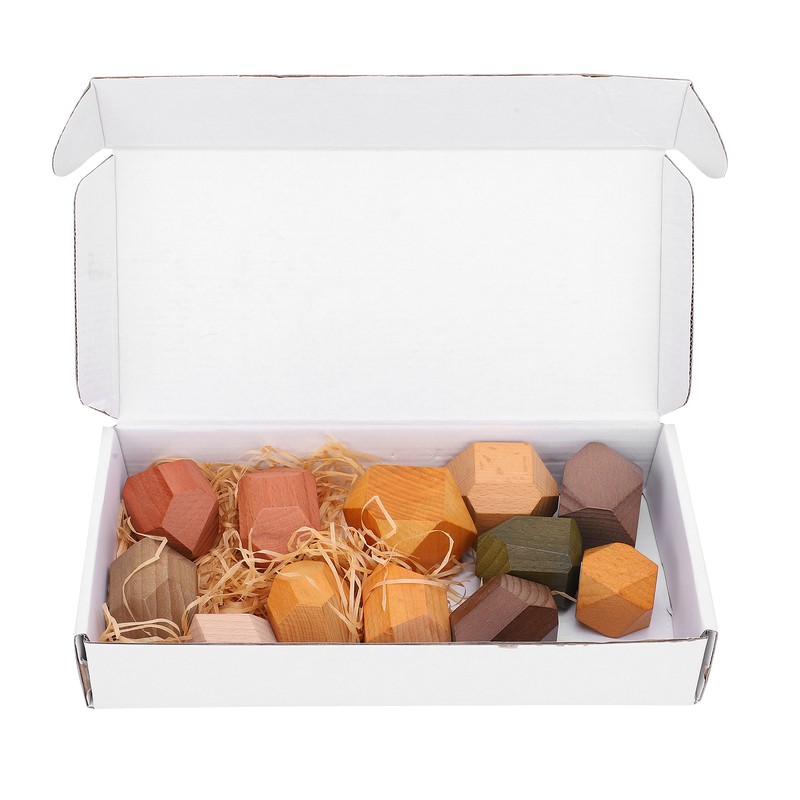 Wooden Stacking Game Building Blocks Educational Desktop Games for Kid