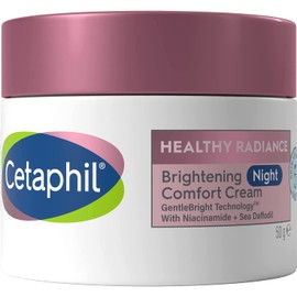 Cetaphil Night Cream, 50g, Healthy Radiance Face Brightening Moisturiser For Hyperpigmentation, With Niacinamide