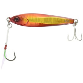 JACKALL Metal Jig, Big Backer, Jig, 3.1 inches (78 mm), 2.1 oz (60 g), Akakin/Magma Wave Holo