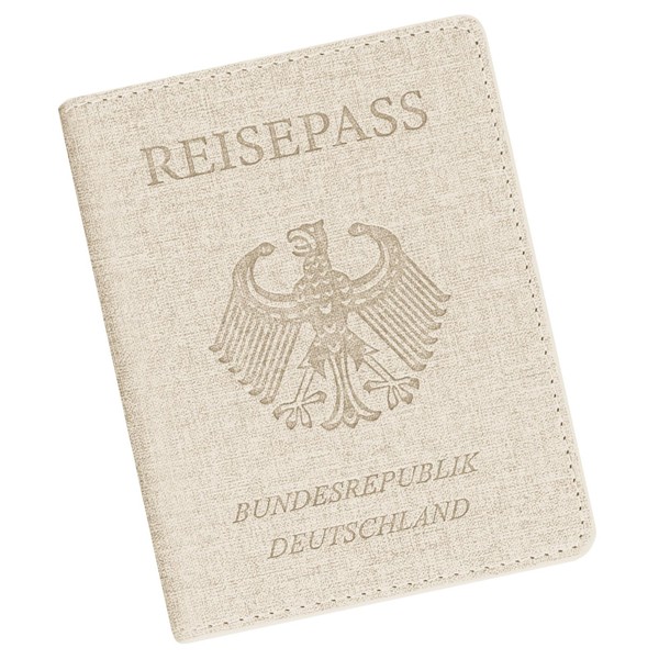 Cinocratic Passport Holder with RFID Blocker, Passport Cover Made of