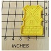 Classic Windmill Shaped Fondant Cookie Cutter and Stamp vintage design