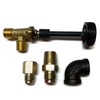 On/Off Valve with Knob Handle and Single Extension for Gas
