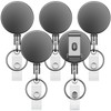 Pawfly 5 Pack Heavy Duty Metal Retractable Badge Reel for