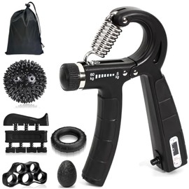 Ejercitador de Mano 6 en 1, Fortalecedor de Agarre, Hand Grip Ejercicio