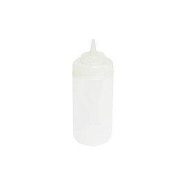 Thunder Group 16 oz. wide mouth squeeze bottles, clear (6/ pack), comes in each