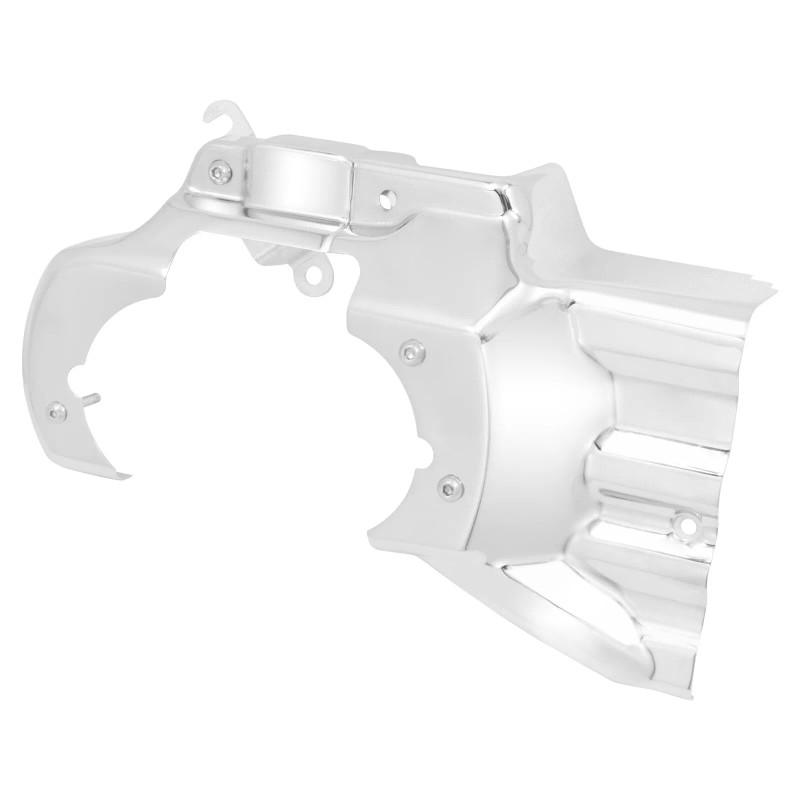 HCMOTORKU Chrome Engine Transmission Interface Cover Trim For Harley Softail