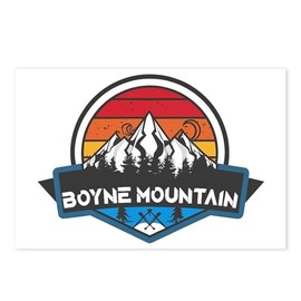 CafePress Boyne Mountain Boyne Falls Michigan Postcards (Package of 8), 6"x4" Printed Note Card