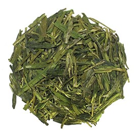 The Tea Farm - Dragon Well (Xi Hu Long Jing) Green Tea - Chinese Loose Leaf Green Tea (8 Ounce Bag)