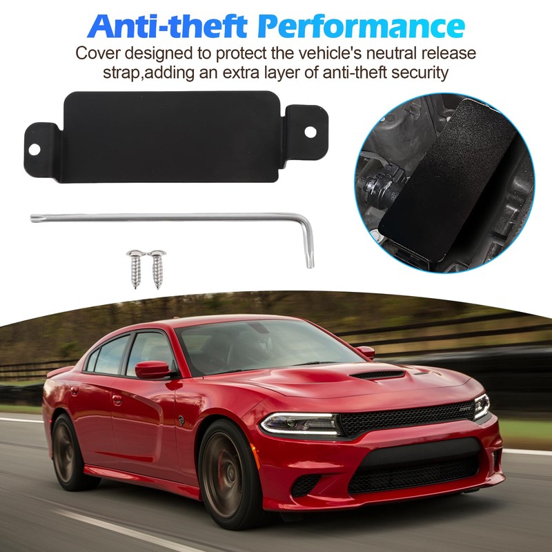 Steel Neutral Cover Plate for 2015-2023 Dodge Charger SRT Hellcat