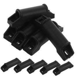 SEWOART 10pcs Furniture Rail Pads for Reclining Gaming Chairs Office Chairs and Single Sofa Chairs Heavy Duty Footrest Sliders Plastic Foot Rest Replacement