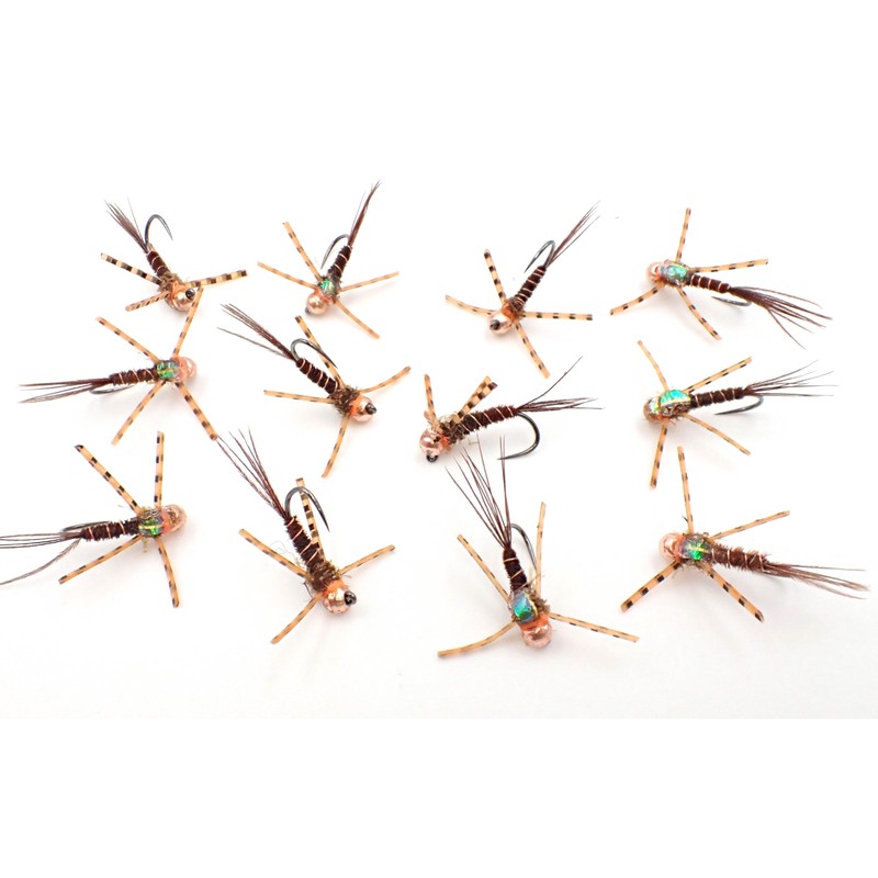 Rubberleg Pheasant Tail Nymph (12 Flies)