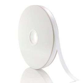 Double Faced White Satin Ribbon: 3/8 Inch 100 Yards Roll
