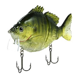 FishLab Bio Gill Wake 4" 7/8oz 3 Piece Hard Bait- Ghost Bluegill