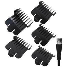 2025 New Replacement Trimmer Guards Set for Andis T Outlinerr Trimmer, From 1/32"-3/8" inch Snap-on Blade Attachment Combs Set, 5 Pack