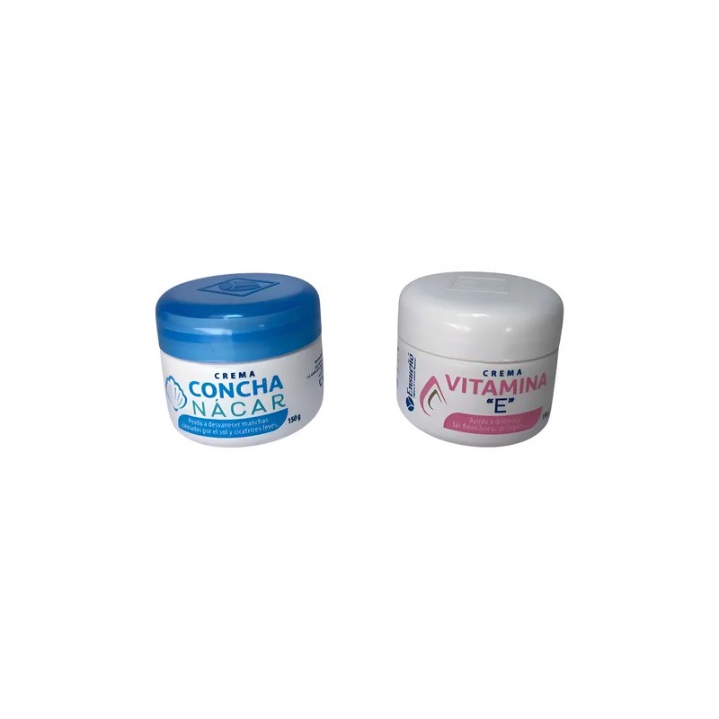 Crema Concha Nácar Despigmentante + Crema Vitamina E Ensueño