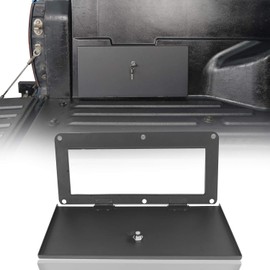 Hooke Road Tacoma Bed Security Lock Lid Extra Storage Compatible with Toyota Tacoma 2005-2023 2nd & 3rd Gen Pickup Truck