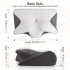 Ergonomic Memory Foam Neck Pillow Contour Side Sleepers Grey