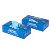 Disposable Nitrile Gloves, Powder Free, Blue, Size M (Pack of