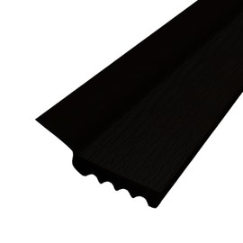 Randall Manufacturing Co., Inc | Garage Door Weatherstrip Door Seal | V-37 | 7 Feet | Dual Vinyl | for Top or Sides | Black | for All Types of Garage Doors | Seals Out Drafts | Easy Installation