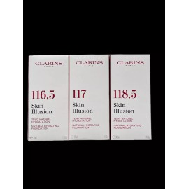 Clarins Skin Illusion Hydrating Foundation Spf15 (Choose Shade) 1oz - 116.5 Coffee