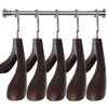 Plastic Extra Wide Suit Hangers, Pack of 20, Width: 17.7",Notched