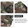 SINAIRSOFT Men's Millitary Shorts,Tactical Camouflage Outdoor Casual Shorts,Multi-Pocket Relaxed Fit