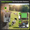 VIDVIS 4K 64MP Solar Trail Camera WiFi Bluetooth, 0.2s Fast