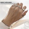 BEIBXHQQ 1 Piece Open Ring with Chain, Finger One Piece