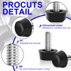 20 PCS M6 Thread Adjustable Furniture levelers Screw Feet,Galvanized Steel