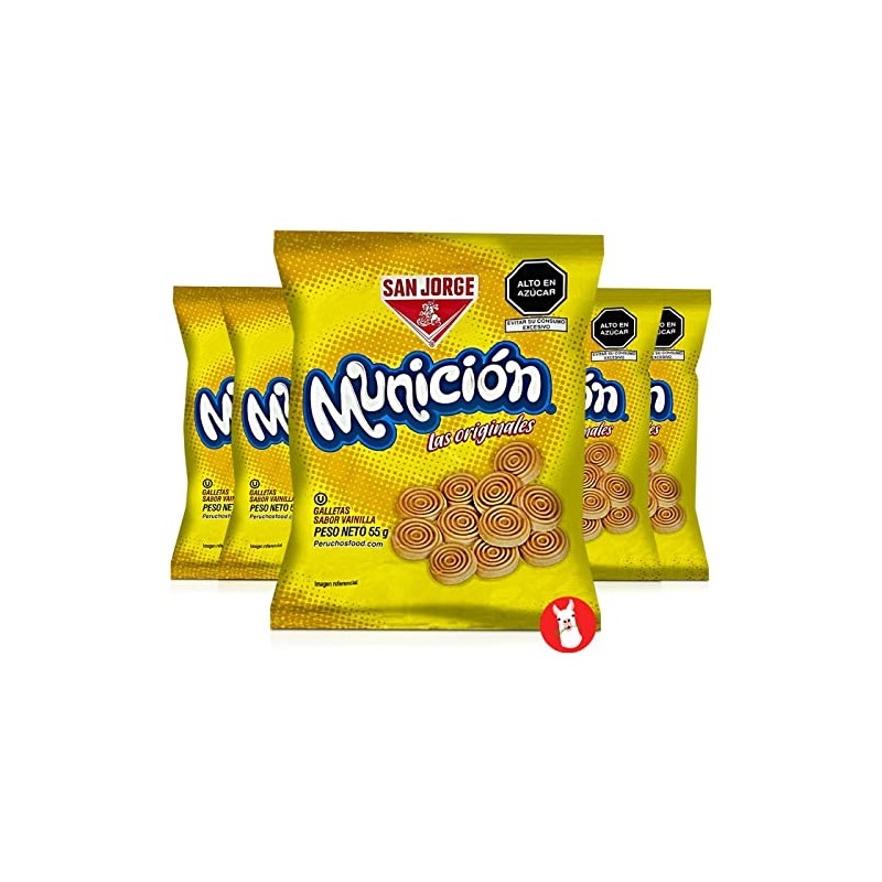 San Jorge Galletas Municion Vainilla | Peruvian Municion Vanilla Cookies