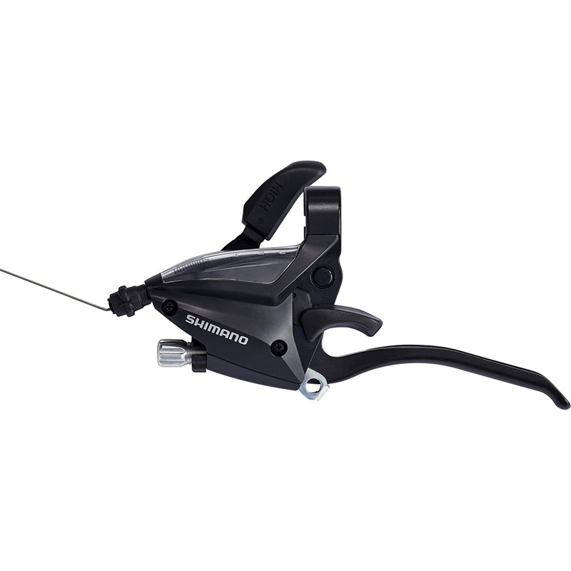 SHIMANO 3 x 8 V Black Shifters for Bicycles, Adults,