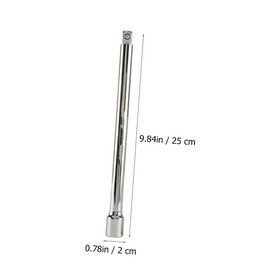 Operitacx 3pcs Lengthened Socket Extension Bar Set Quick Release Wrench Tool for Enhanced Reach for Automotive DIY Projects Features Secure Detent Grooves Knurled Grip