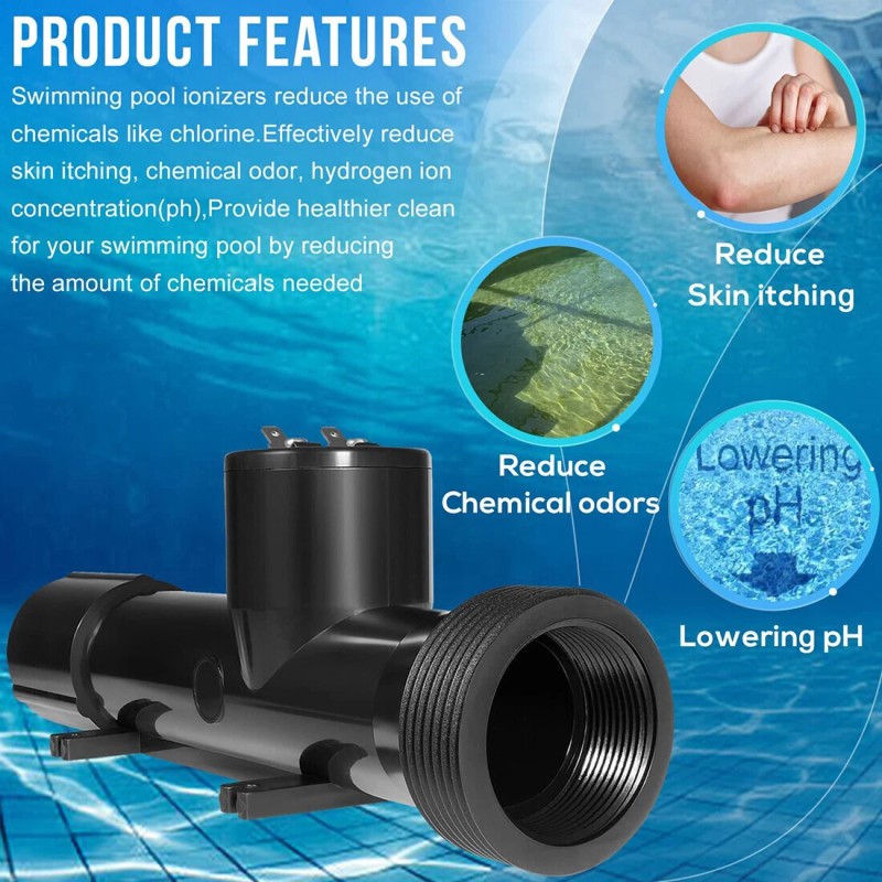 for Hybrid 4CH4002-R Pool Cleaner Ionizer Chamber Replace for Hybrid