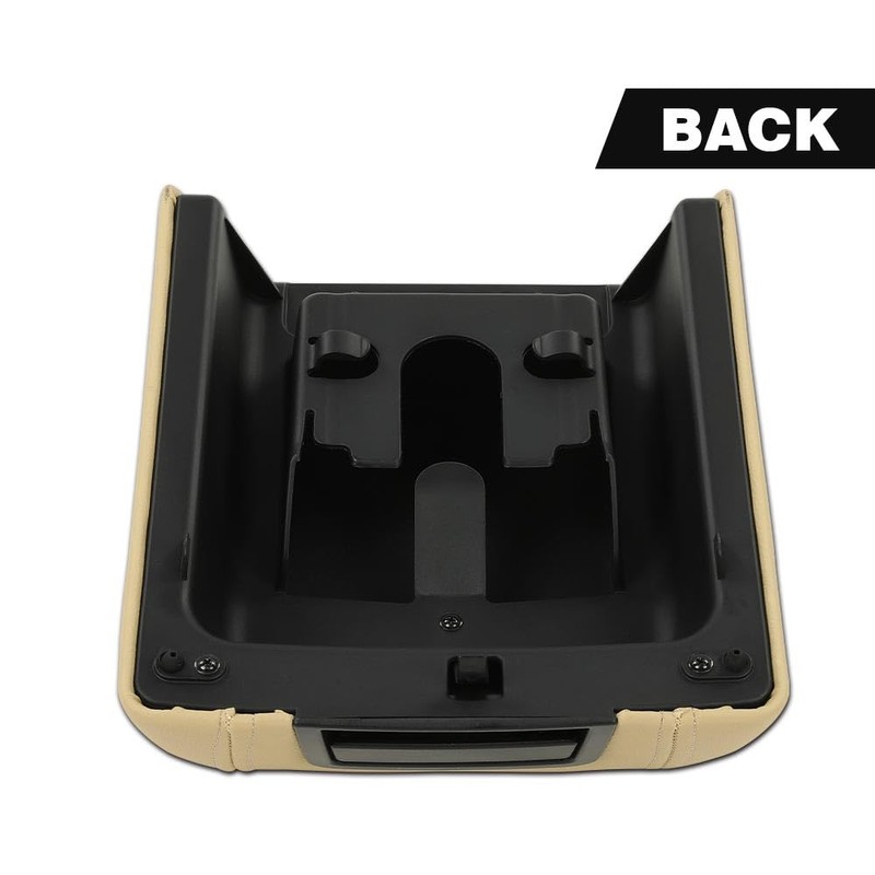 DOTCOM Beige Center Console Armrest Lid Latch Kit Compatible with