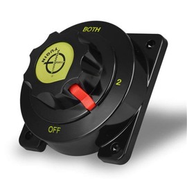 12V 24V Battery Selector Switch Rated 300A 450A Intermittent Marine Boat Heavy Duty Battery Disconnect Switch for Boats