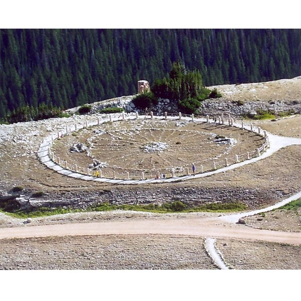 Big Horn Medicine Wheel Photo Archaeoastronomical Sites Wyoming USA Photos 8x10