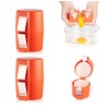 2 Pcs Egg Shell Opener for Raw Eggs, Mini Portable